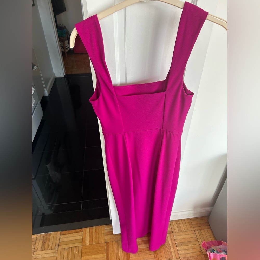 Show Me Your Mumu Magenta Eden Midi Dress Sz M - Picture 4 of 4